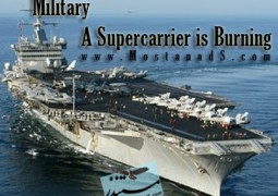 آتش سوزی ناو هواپیمابر USS Enterprise اولین ناو هواپیمابر اتمی دنیا