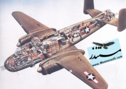 درون بمب افکن B-25